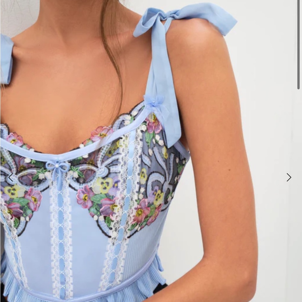 For Love & Lemons corset top